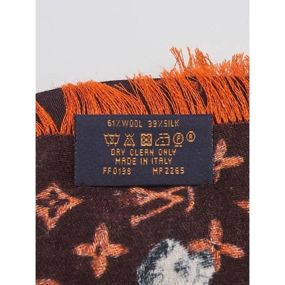 LOUIS VUITTON x Grace Coddington Catogram Silk Scarf Monogram Shawl Cat LV Scarf - Picture 7 of 10